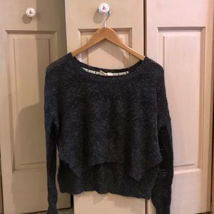 Roxy grey/black marled sweater